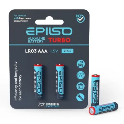 Батарейка AAA LR3 Epilso Turbo блистер 2шт